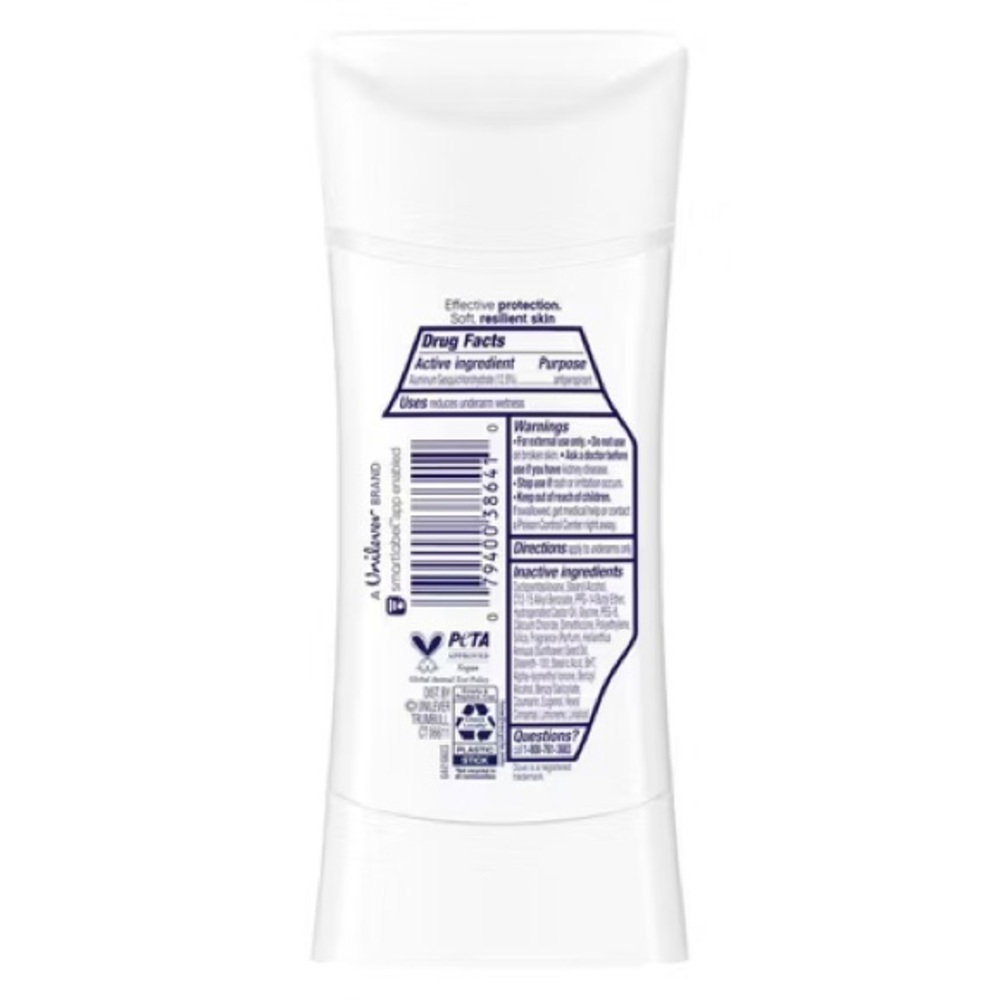 DOVE Advanced Care Caring Coconut 72-Hour Solid Deodorant, NEW - Picture 2 of 6